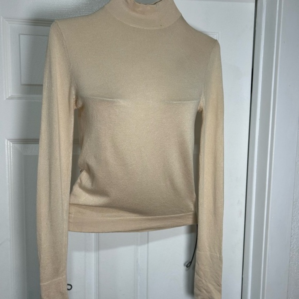 Zara Beige Knit Top